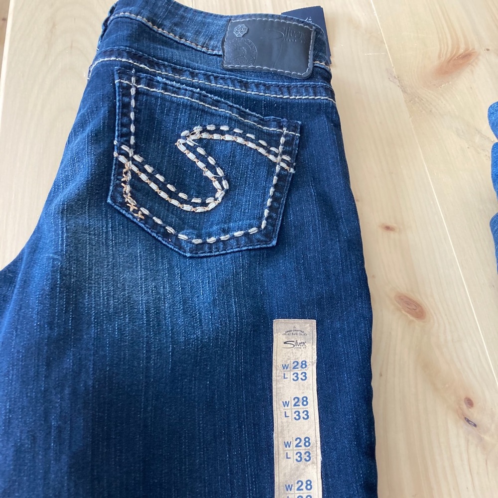 Silver jeans